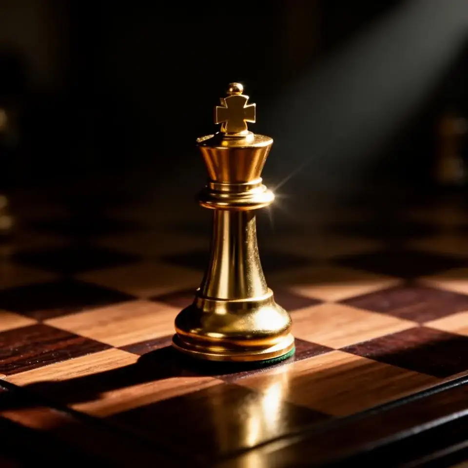Piesă de șah aurie — decizia strategică